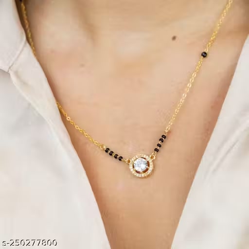 Ad Diamond Studded Fancy Kiara Advani Inspired Mangalsutra