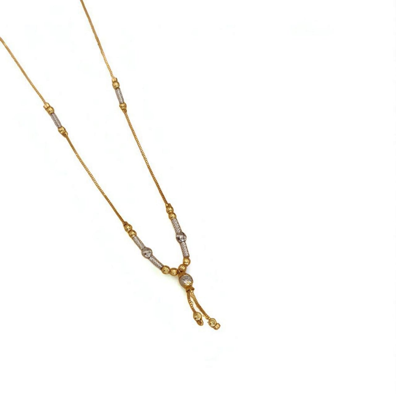 Gold Plated Daily Wear Two Tone Fancy Chain