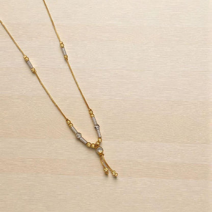 Gold Plated Daily Wear Two Tone Fancy Chain