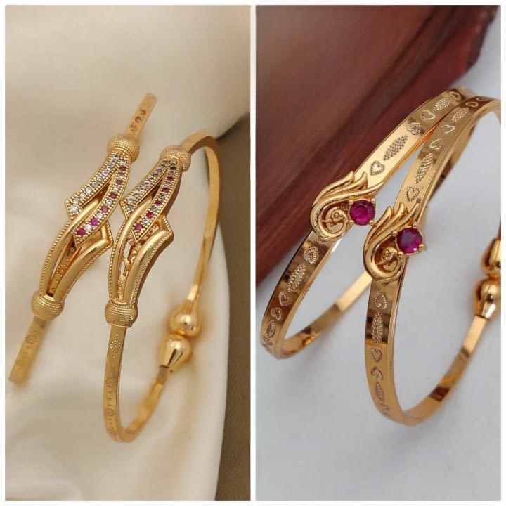 Daily Wear Diamond Studded Fancy Adjustale Kadli (Combo)
