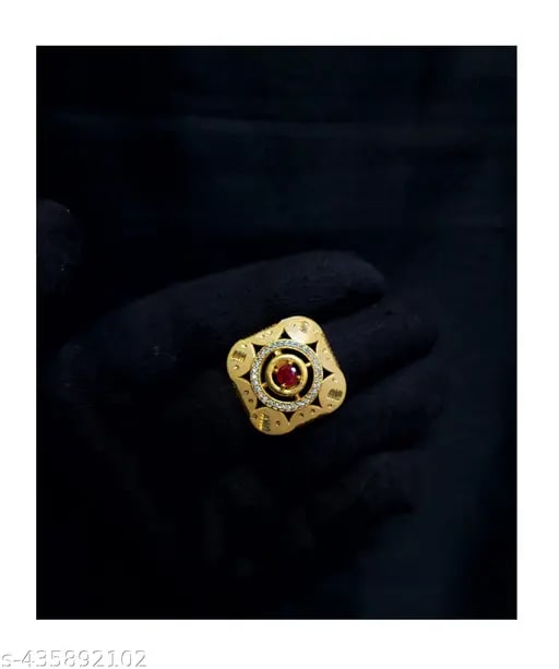 Gold Forming Ad Diamond Adjustable Ring