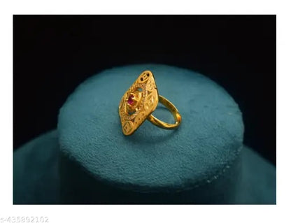 Gold Forming Ad Diamond Adjustable Ring