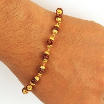 Designer Rudraksha Bracelet Rakhi