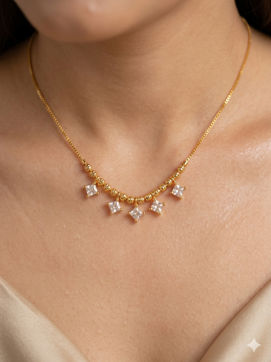 Elegant Gold Pendant Necklace Collection with Gemstone & Diamond Accents