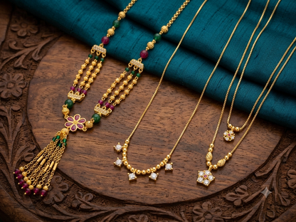 Elegant Gold Pendant Necklace Collection with Gemstone & Diamond Accents