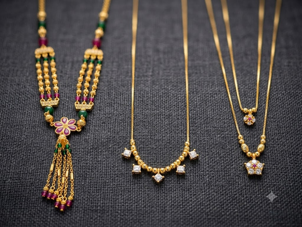 Elegant Gold Pendant Necklace Collection with Gemstone & Diamond Accents