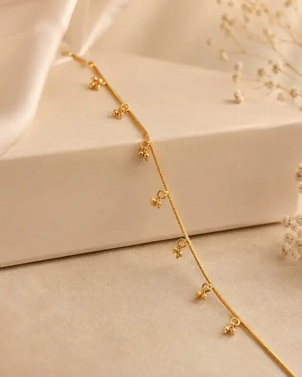 Elegant High Gold-Plated Charm Bhabhi Rakhi
