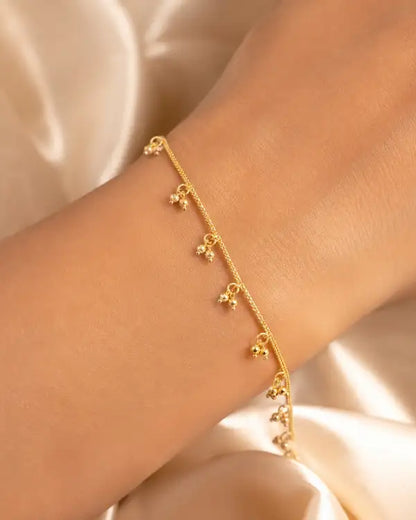 Elegant High Gold-Plated Charm Bhabhi Rakhi