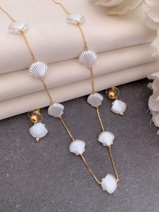 Designer High Gold Plated Fancy Western Pearl Chain for Daily Wear