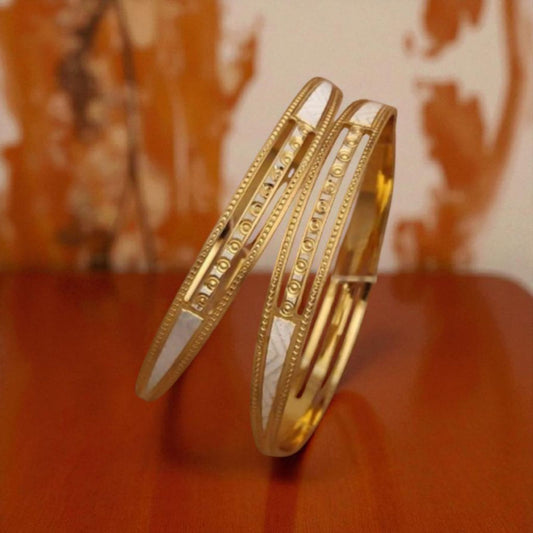 New Designer Preium Quality High Gold Plated Daily Wear Fancy Cnc Bangle