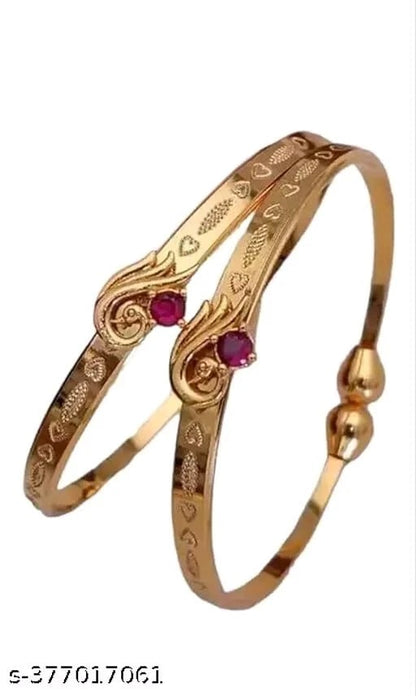 Daily Wear Diamond Studded Fancy Adjustale Kadli (Combo)
