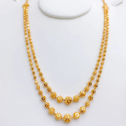 New Designer High Gold Plated 2 Leyer Chain With 2 Free Gifts