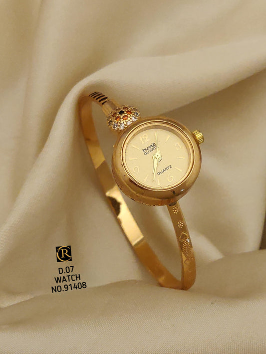 Royal High-Gold Plated Elegant Bracelet Watch for Women