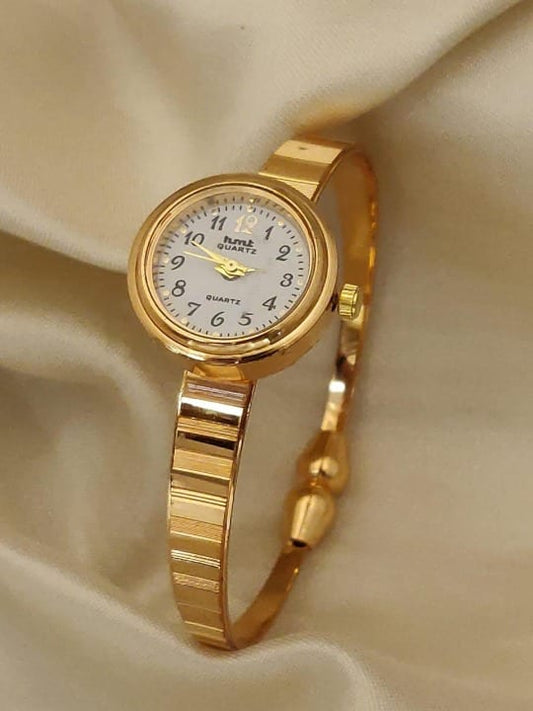 Premium Quality High Gold Plated Adjustable Daily Wear Wrist Watch