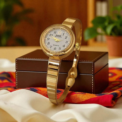 Premium Quality High Gold Plated Adjustable Daily Wear Wrist Watch