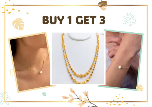 new designer high gold plated 2 leyer chain with 2 free gifts