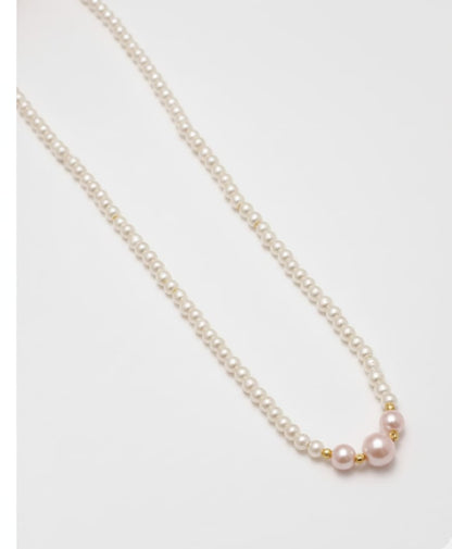 Trendy Designer Pink Pearl Chain