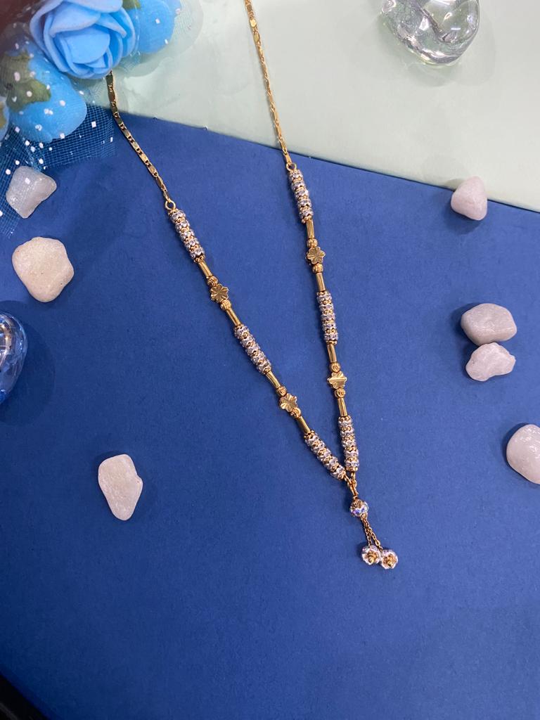 A Stunning Diamond Studded Daily Waer Beatyfull Star Chain