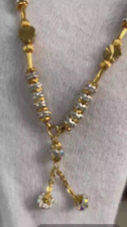 Stunning Diamond Studded Daily Wear Beautiful Star Chain