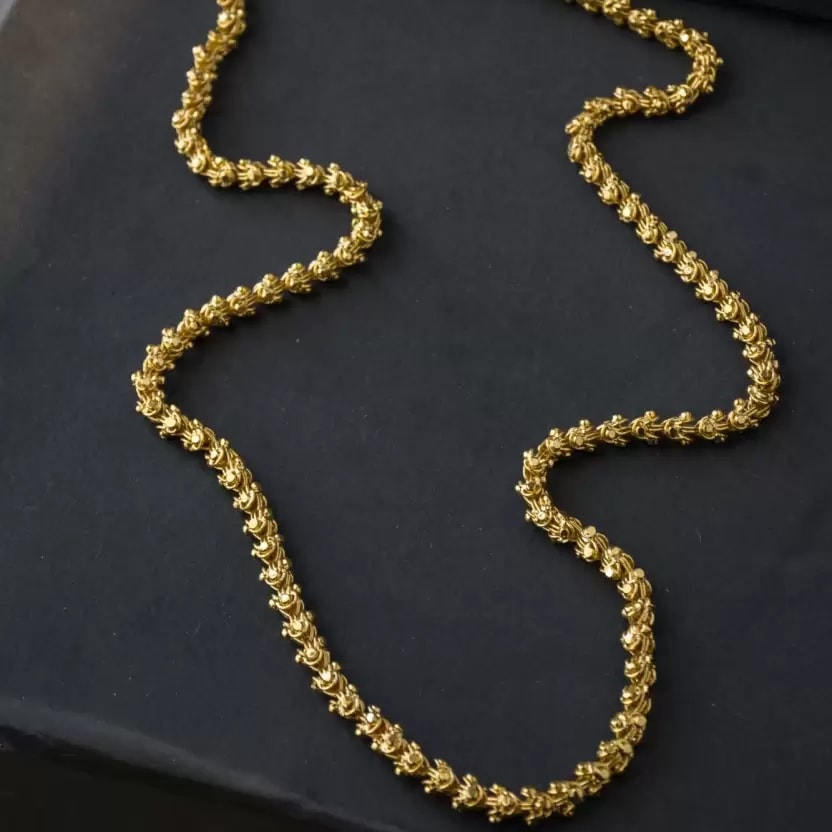 High Gold Plated Daily Wear Long Bahubali Chain