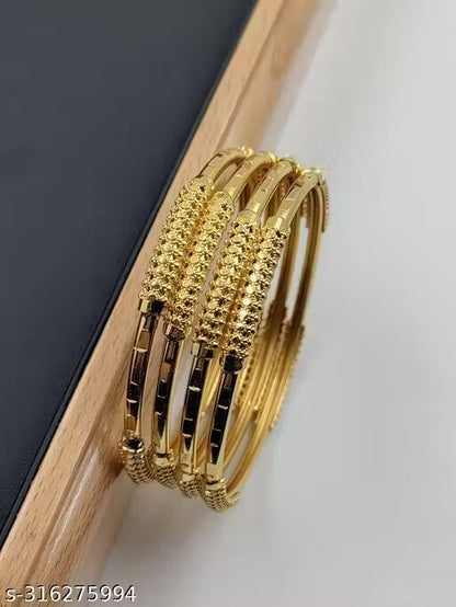 New Designer High Gold Plated 8 Pcs Bangle For Women