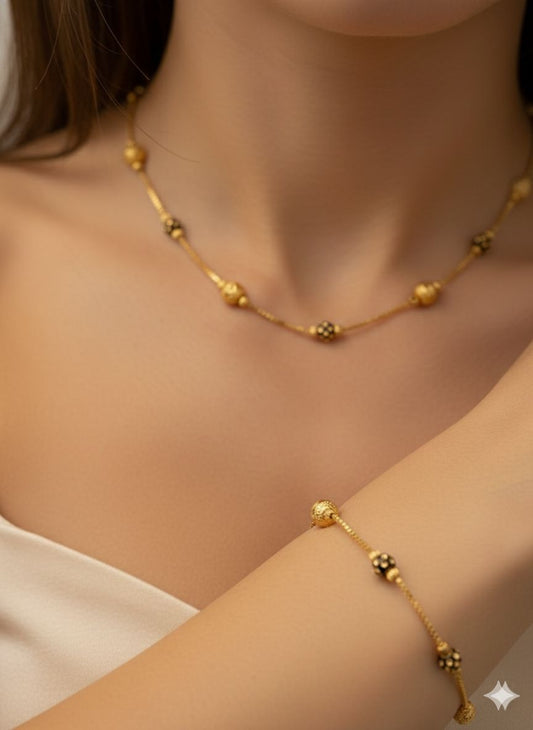 Micro Gold Plated Daily Wear Delicate Chain Bracelet  – Elegant Everyday Luxury