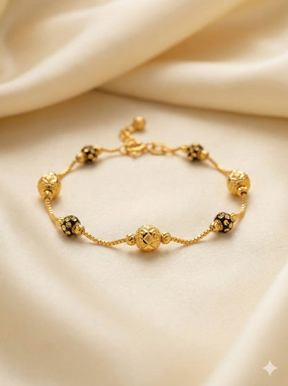 Micro Gold Plated Daily Wear Delicate Chain Bracelet  – Elegant Everyday Luxury
