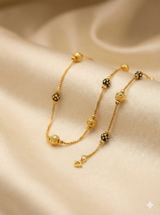 Micro Gold Plated Daily Wear Delicate Chain Bracelet  – Elegant Everyday Luxury