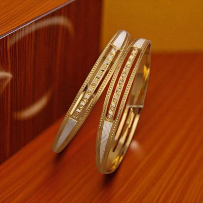 New Designer Premium Quality High Gold Plated Daily Wear Fancy Cnc Bangle