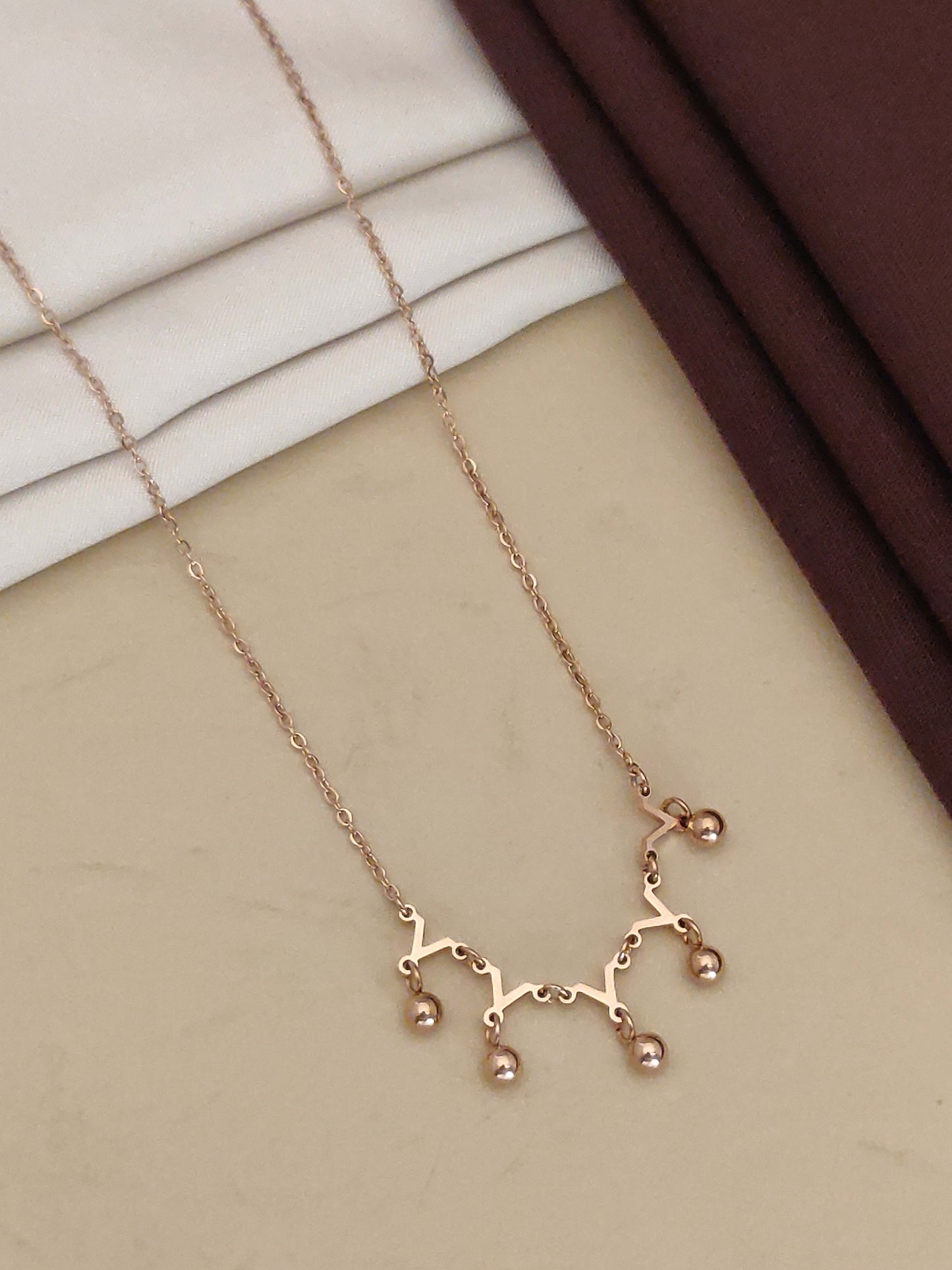 stainless steel premium quality v ball fancy chain